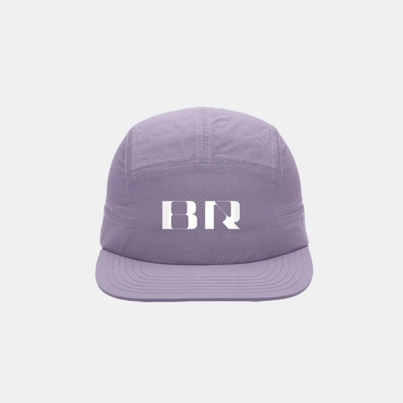 Bandit Running BLOCKED "BR" NYLON RUN HAT - LIGHT THISTLE Lavendar - Picture 1 of 3